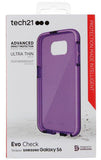 Tech21 PURPLE EVO CHECK ANTI-SHOCK CASE TPU COVER FOR SAMSUNG GALAXY S6