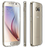 TRI-MAX TRANSPARENT CLEAR SCREEN GUARD TPU CASE SLIM COVER FOR SAMSUNG GALAXY S6