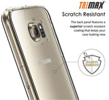 TRI-MAX TRANSPARENT CLEAR SCREEN GUARD TPU CASE SLIM COVER FOR SAMSUNG GALAXY S6