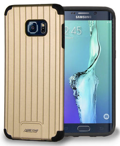 GOLD MATTE METALLIC SLIM DUO-SHIELD CASE COVER FOR SAMSUNG GALAXY S6 EDGE PLUS +