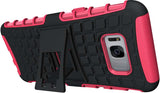 GRENADE GRIP RUGGED TPU SKIN HARD CASE COVER STAND FOR SAMSUNG GALAXY S8