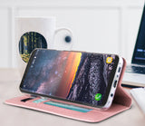 MAGNETIC FLAP WALLET CASE STAND + WRIST STRAP LANYARD FOR SAMSUNG GALAXY S9