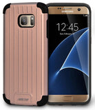 ROSE GOLD PINK MATTE SLIM DUO-SHIELD CASE COVER FOR SAMSUNG GALAXY S7 EDGE