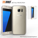 TRI-MAX CLEAR SCREEN GUARD TPU CASE SLIM COVER FOR SAMSUNG GALAXY S7 EDGE