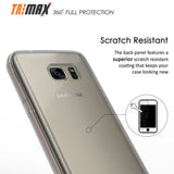 TRI-MAX CLEAR SCREEN GUARD TPU CASE SLIM COVER FOR SAMSUNG GALAXY S7 EDGE