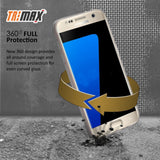 TRI-MAX CLEAR SCREEN GUARD TPU CASE SLIM COVER FOR SAMSUNG GALAXY S7 EDGE