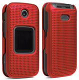 Grid Texture Snap-On Protective Case Slim Cover for Alcatel Smartflip, Go Flip 3