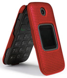 Grid Texture Snap-On Protective Case Slim Cover for Alcatel Smartflip, Go Flip 3