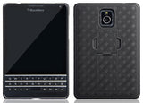 BLACK KICKSTAND SLIM CASE HARD COVER FOR BLACKBERRY PASSPORT (AT&T, SQW100-3)