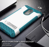 Tri-Shield Rugged Case Cover Kickstand Strap for LG Q Stylus, Stylo 4, Stylus 4