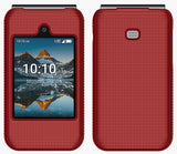 Grid Textured Hard Case Slim Cover for Iris Easy Flip Phone / Summit Flip 4G