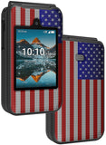 Grid Textured Hard Case Slim Cover for Iris Easy Flip Phone / Summit Flip 4G