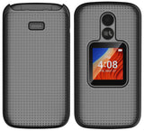 Grid Textured Hard Case Cover for Alcatel TCL Flip 2 (T408DL)