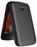 Grid Textured Hard Case Cover for Alcatel TCL Flip 2 (T408DL)