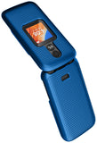 Grid Case Hard Cover and Belt Clip Holster for Alcatel TCL Flip 2 Phone (T408DL)