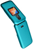 Grid Case Hard Cover and Belt Clip Holster for Alcatel TCL Flip 2 Phone (T408DL)