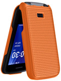 Grid Textured Hard Case Cover for Alcatel TCL Flip 2 (T408DL)