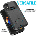 Kickstand Case + Hand Strap + Belt Clip Holster for Zebra TC501 Scanner