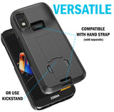 Textured Hard Case with Stand and Belt Clip Holster for Zebra TC501 Scanner
