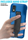 Kickstand Case + Hand Strap + Belt Clip Holster for Zebra TC501 Scanner