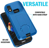 Kickstand Case + Hand Strap + Belt Clip Holster for Zebra TC501 Scanner