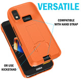 Kickstand Case + Hand Strap + Belt Clip Holster for Zebra TC501 Scanner