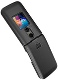 Hard Case and Belt Clip Holster Holder Combo for TCL Flip 4 5G Phone 2025 T440