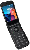 Grid Texture Hard Case Slim Cover for TCL Flip 4 5G Phone (2025, T440)