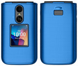 Grid Texture Hard Case Slim Cover for TCL Flip 4 5G Phone (2025, T440)