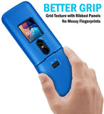 Grid Texture Hard Case Slim Cover for TCL Flip 4 5G Phone (2025, T440)