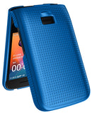 Grid Texture Hard Case Slim Cover for TCL Flip 4 5G Phone (2025, T440)