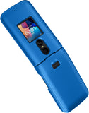 Grid Texture Hard Case Slim Cover for TCL Flip 4 5G Phone (2025, T440)