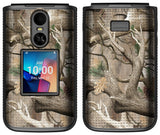 Grid Texture Hard Case Slim Cover for TCL Flip 4 5G Phone (2025, T440)
