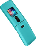 Grid Texture Hard Case Slim Cover for TCL Flip 4 5G Phone (2025, T440)