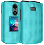 Hard Case and Belt Clip Holster Holder Combo for TCL Flip 4 5G Phone 2025 T440