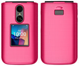 Grid Texture Hard Case Slim Cover for TCL Flip 4 5G Phone (2025, T440)