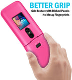 Grid Texture Hard Case Slim Cover for TCL Flip 4 5G Phone (2025, T440)