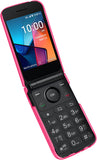 Grid Texture Hard Case Slim Cover for TCL Flip 4 5G Phone (2025, T440)