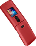 Grid Texture Hard Case Slim Cover for TCL Flip 4 5G Phone (2025, T440)