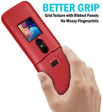 Grid Texture Hard Case Slim Cover for TCL Flip 4 5G Phone (2025, T440)
