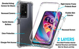 Clear Hybrid Case Cover (Anti-Shock) for Metro TCL K32 5G Phone (2025)