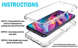 Clear Hybrid Case Cover (Anti-Shock) for Metro TCL K32 5G Phone (2025)