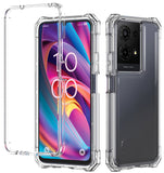 Clear Hybrid Case Cover (Anti-Shock) for Metro TCL K32 5G Phone (2025)