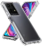 Clear Hybrid Case Cover (Anti-Shock) for Metro TCL K32 5G Phone (2025)
