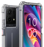 Clear Hybrid Case Cover (Anti-Shock) for Metro TCL K32 5G Phone (2025)