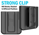Clear Case and Belt Clip for Motorola RAZR ULTRA 2025 - Compatible with MagSafe