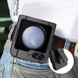 Rugged Phone Case and Belt Clip Holster Combo for Samsung Galaxy Z Flip 5 2023