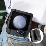 Rugged Phone Case and Belt Clip Holster Combo for Samsung Galaxy Z Flip 5 2023