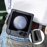 Rugged Phone Case and Belt Clip Holster Combo for Samsung Galaxy Z Flip 5 2023