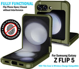 Rugged Case for Samsung Galaxy Z Flip 5, Special Ops Tactical Hybrid Phone Cover